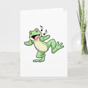 Carte Frog Music Dance
