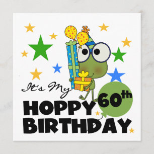 Carte Froggie Hoppy 60e anniversaire