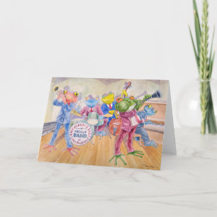 Carte « Froggy Band » Greeting Card