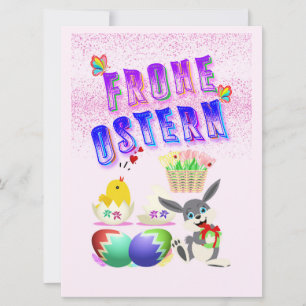 Carte Frohe Ostern