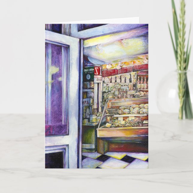 Carte Froid Brew dans un Hot Deli (Devant)