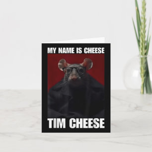 Carte Fromage Tim - Mème Brainrot