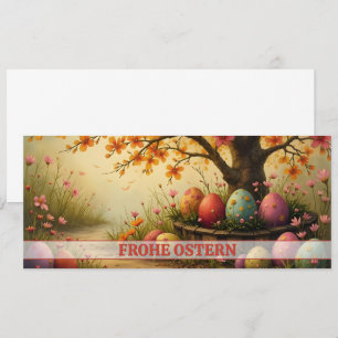 Carte Frühlingsblütenzauber mit Ostéréierpracht