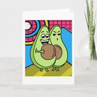 Carte Fruit Avocado amusant