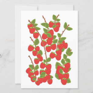 Carte Fruit de framboise