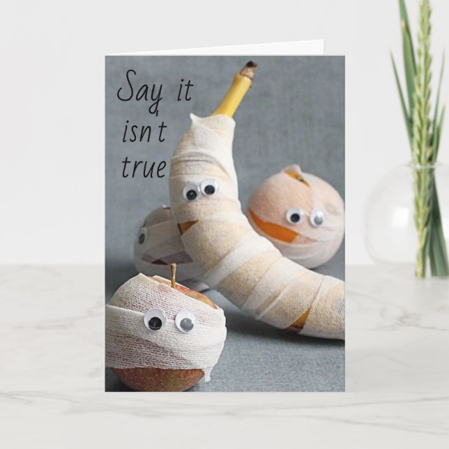 CARTE **FRUIT MALADE / MALADE** NOUS VOUS MANQUONS AU TR (Devant)