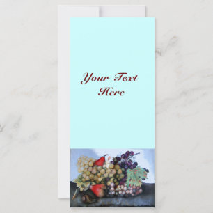 CARTE FRUITS DE SAISON 1 - RAISONS ET PEARS