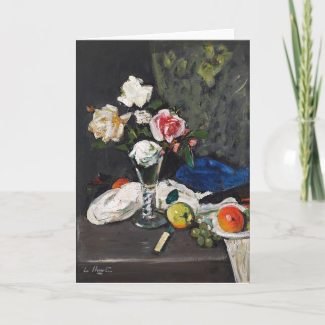 Carte Fruits et Roses à vie morte | George Leslie Hunter (Devant)