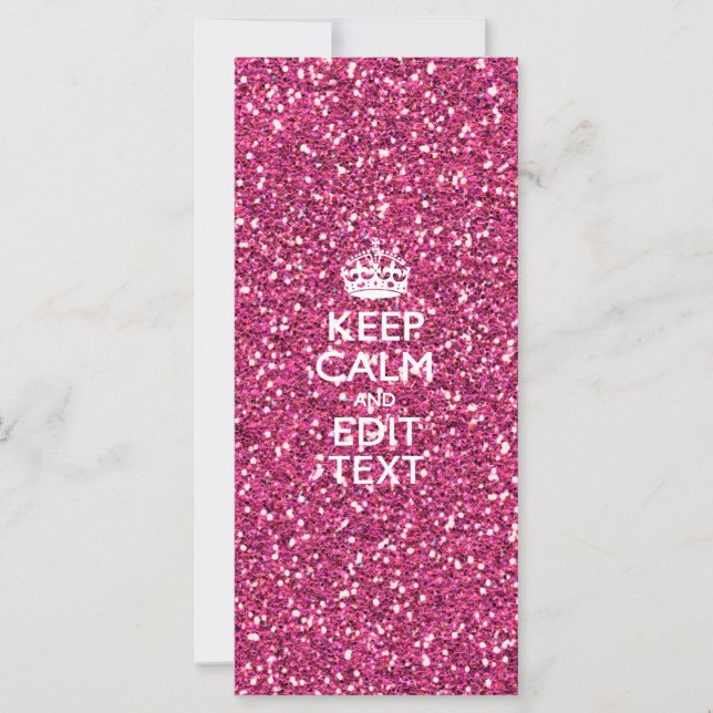 Carte Fuchsia Rose Conserver Le Calme Avoir Votre Texte (Devant)