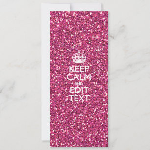 Carte Fuchsia Rose Conserver Le Calme Avoir Votre Texte