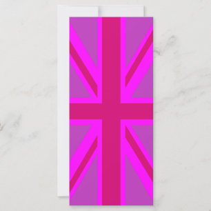 Carte Fuchsia Union Jack