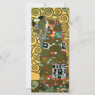 Carte Fulfillment aka The Embrace par Gustav Klimt
