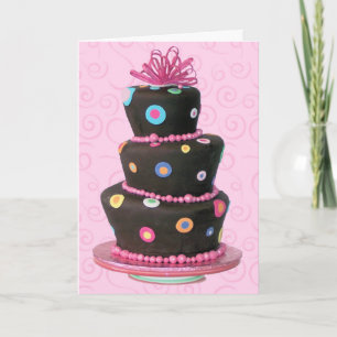 Carte Fun Birday Cake