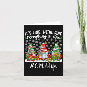 Carte Fun Certifié Médicale Istant Noël Cma Xmas Pa
