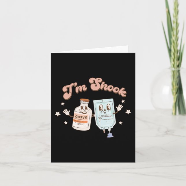 Carte Fun Christmas Tee Crna Pacu ER ED ICU Capital Car (Devant)