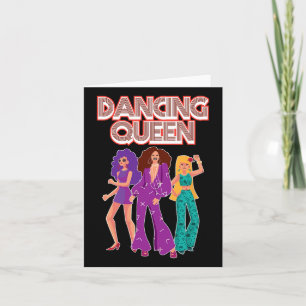 Carte Fun Dancing Queen Disco Dance Club Party 1970s Gif