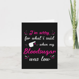 Carte Fun T1D Diabétique Type 1 Cadeaux de sensibilisati