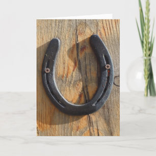 Carte Fun vétérinaire Graduate Félicitations Horseshoe