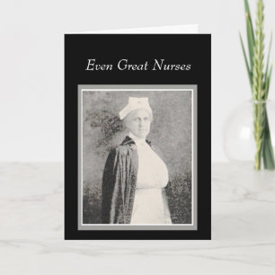 Carte Fun Vintage Nurse Appréciation pour tout ce que vo