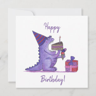 Carte Funky Birthday Monster