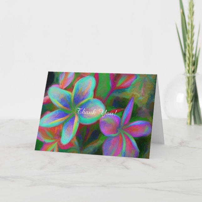 Carte Funky Frangipani (Devant)