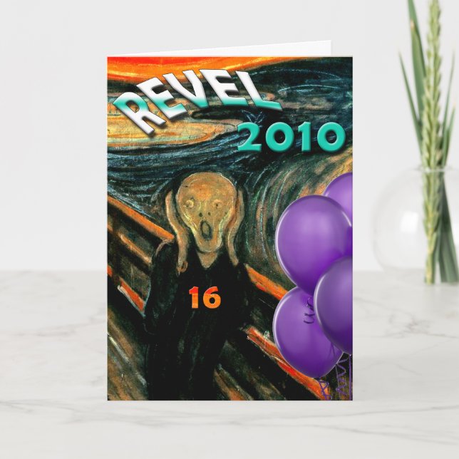 Carte Funny 16e anniversaire (Devant)