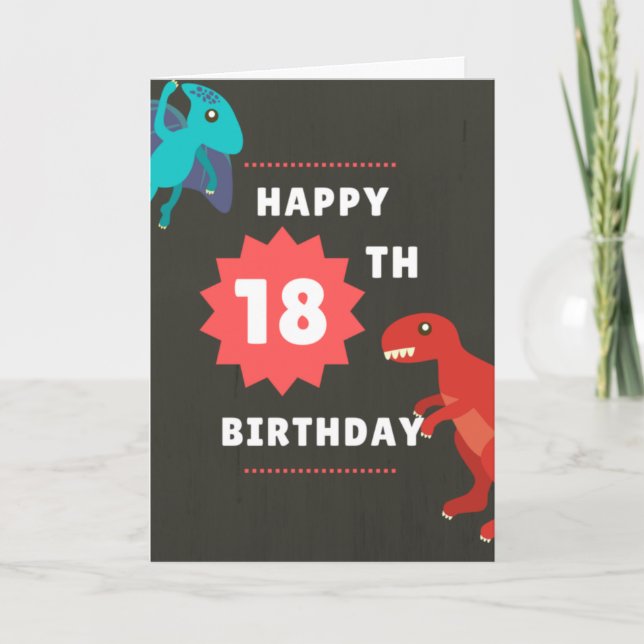 Carte Funny 18th Birthday Card - Immature (Devant)