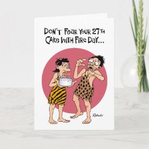 Carte Funny 27th Birthday Card