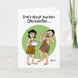 Carte Funny 44e anniversaire