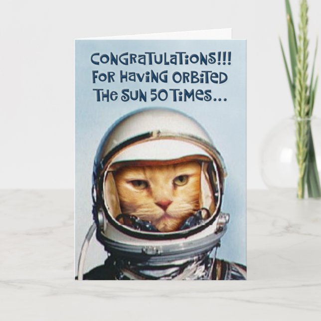 Carte Funny 50e anniversaire (Devant)