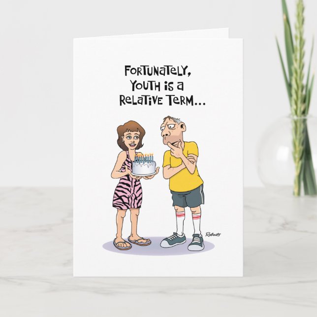 Carte Funny 50e anniversaire (Devant)