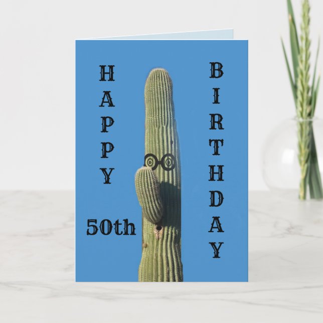 Carte Funny 50th Birthday Card (Devant)