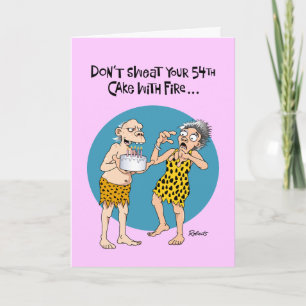 Carte Funny 54th Birthday Card for Women