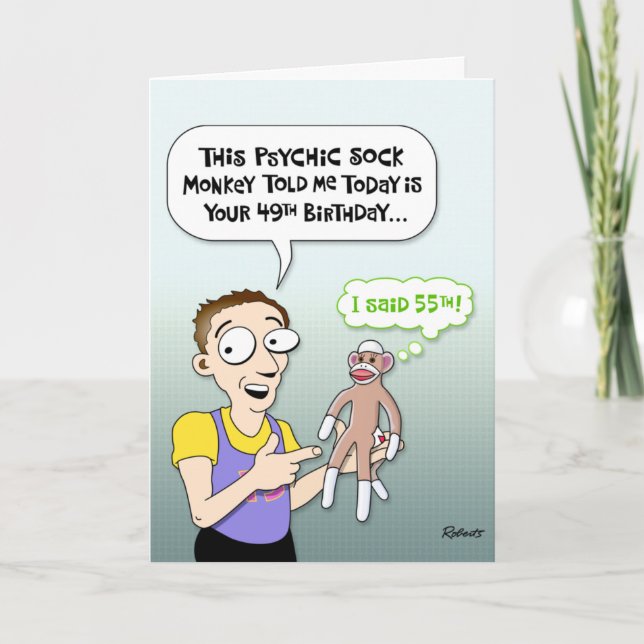 Carte Funny 55th Birthday Card (Devant)
