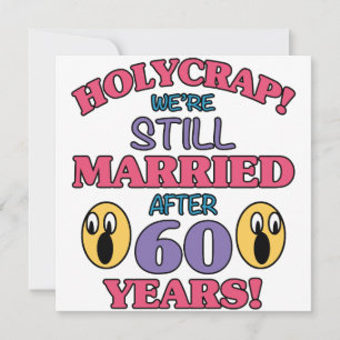 Carte Funny 60e anniversaire
