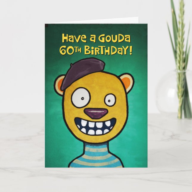 Carte Funny 60th Birthday Card (Devant)