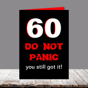 Carte Funny 60th Birthday Card