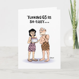 Carte Funny 65e anniversaire
