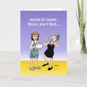 Carte Funny 65th Birthday Card