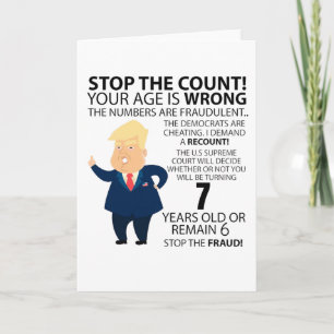 Carte Funny 7e année Anniversaire présent Bonne année de