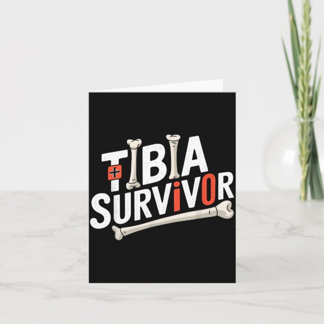 Carte Funny Anatomy Going Tibia Okay Broken Leg Gift For (Devant)