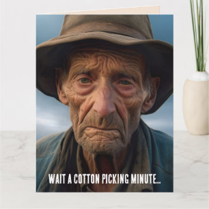 CARTE FUNNY ANNIVERSAIRE VIEUX HOMME JOKE GREETING CARD