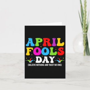Carte Funny April Fools Day April 1st Fools Day Joke Pra