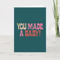 Funny Baby Félicitations Nouveau Humour Parent mig
