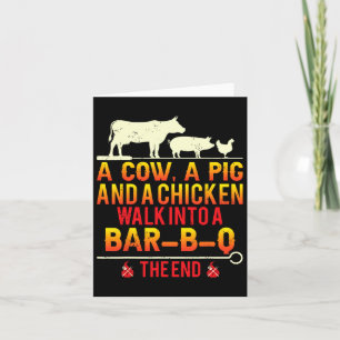Carte Funny Bbq Grill Viande Fumeur Master Rbecue M'Offr