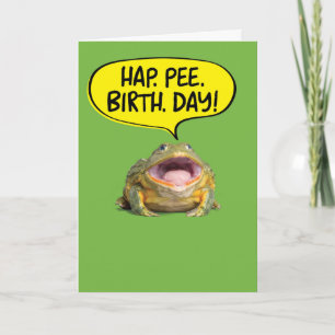 Carte Funny Big Mouth Frog