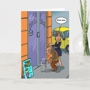 Carte Funny Birthday Wishes - Age Before Beauty