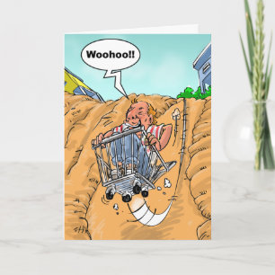 Carte Funny Birthday Wishes - Bucket List