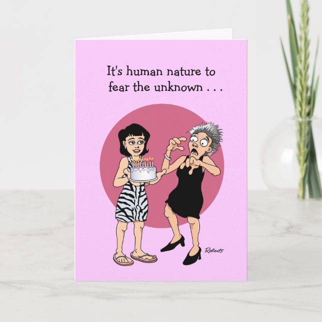 Carte Funny Birthday Worth Card (Devant)