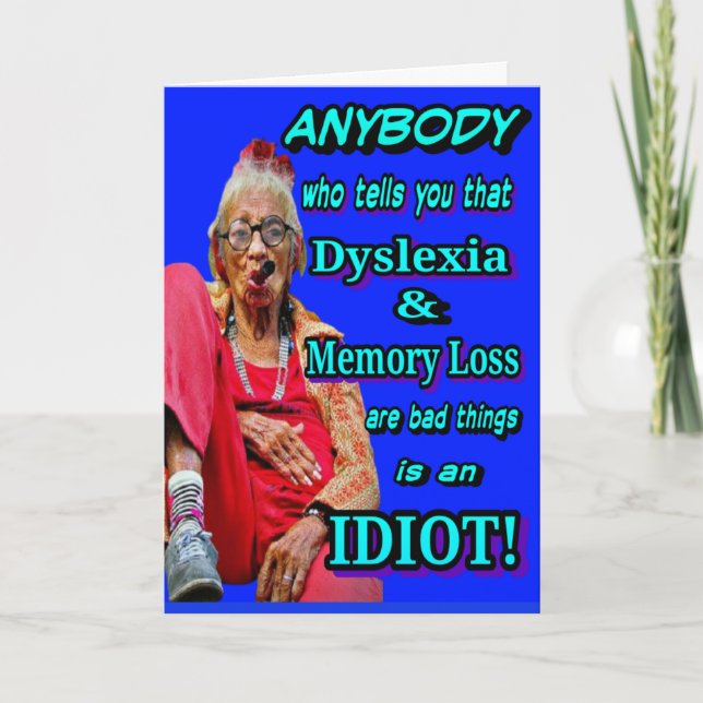 Carte FUNNY Boomer ANNIVERSAIRE (Devant)